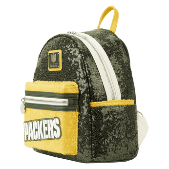 NFL Green Bay Packers Sequin Mini Backpack, Image 2