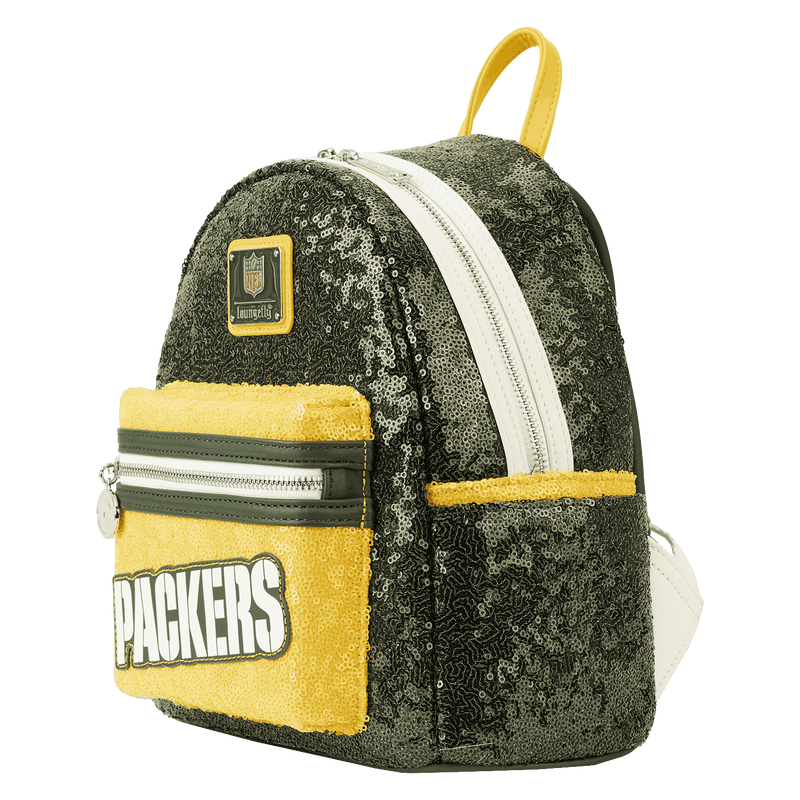 NFL Green Bay Packers Sequin Mini Backpack, , hi-res view 2