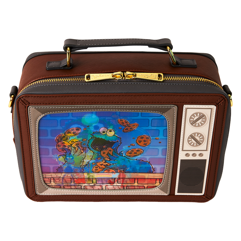 Sesame Street Lenticular Retro TV Triple Lenticular Crossbody Bag, , hi-res view 6