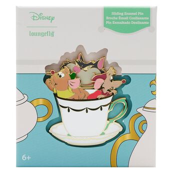 Cinderella Peeking Lucifer Sliding Pin, Image 1