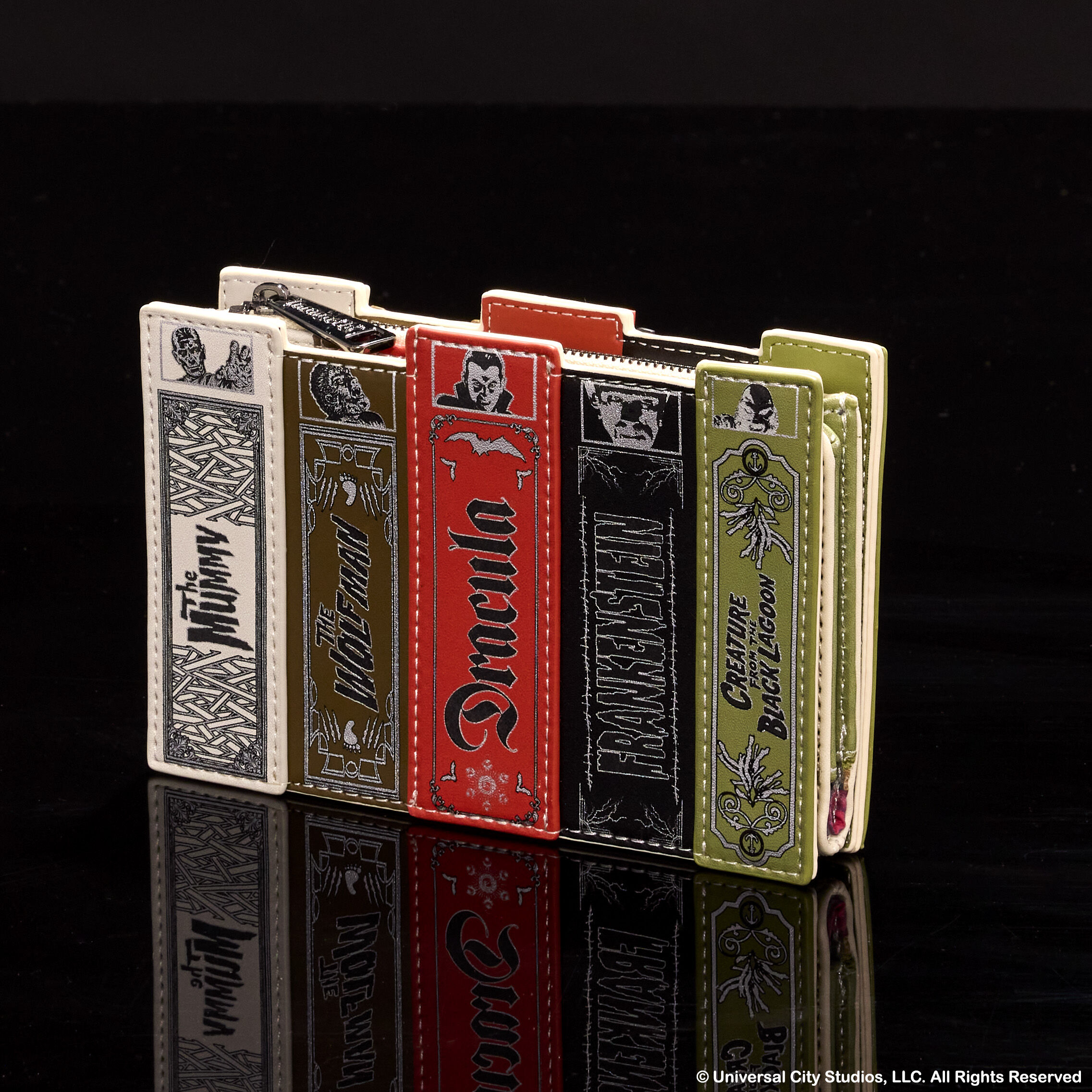 Universal Monsters Exclusive Books Collection Glow Flap Wallet