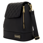 Loungefly The Lilly Black Convertible Mini Backpack & Crossbody Pin Trader Bag, , hi-res view 5