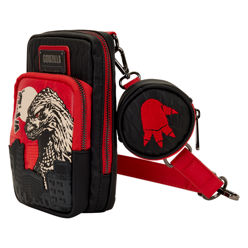 Godzilla Cellphone Crossbody Bag with Coin Bag, , hi-res view 4
