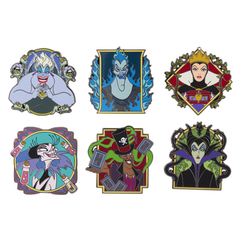 Disney Villains Portait Mystery Box Pins, , hi-res view 2