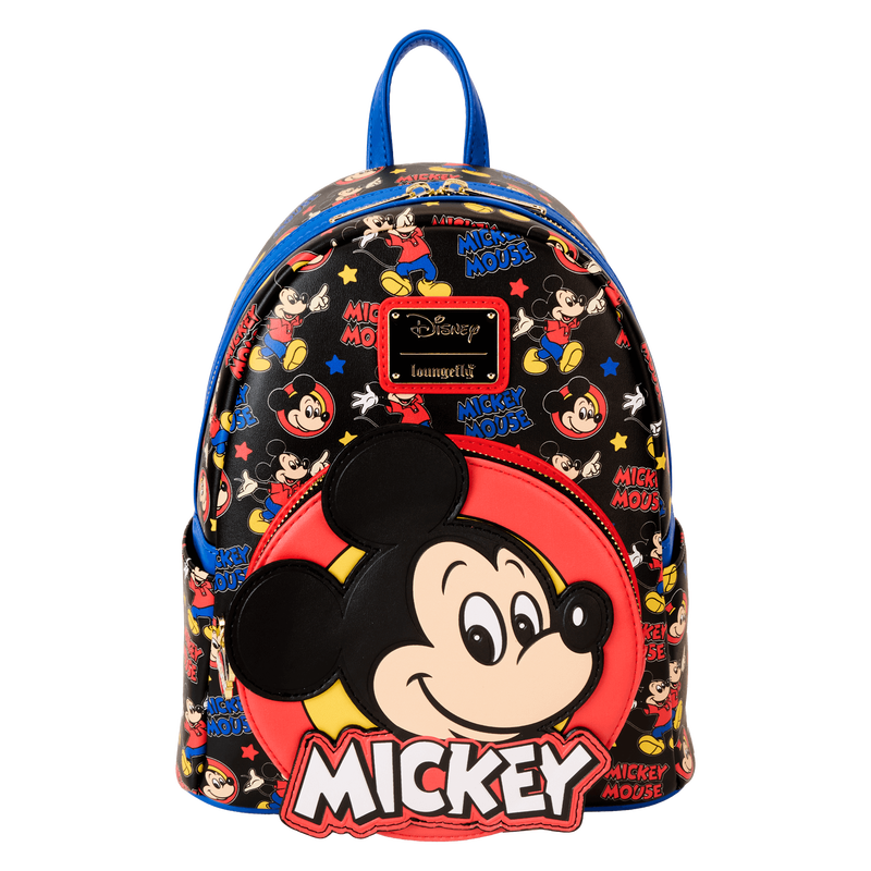 Mickey Mouse Classic All-Over Print Mini Backpack, , hi-res view 1