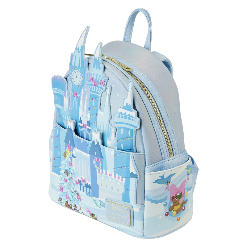 LOUNGEFLY Disney Cinderella Castle Series Mini Backpack