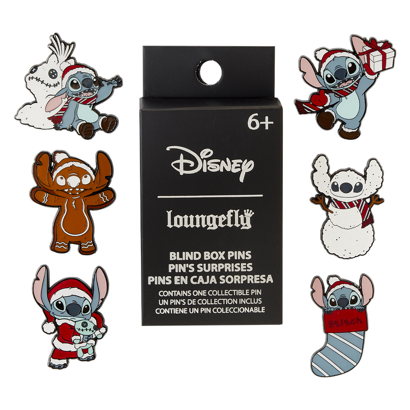 Stitch Holiday Mystery Box Pin, , hi-res view 1