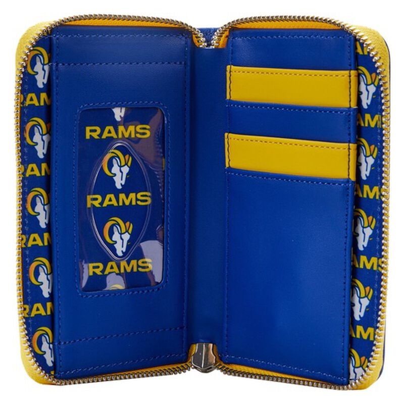 NFL Los Angeles Rams Patches Zip Around Wallet, , hi-res image number 4