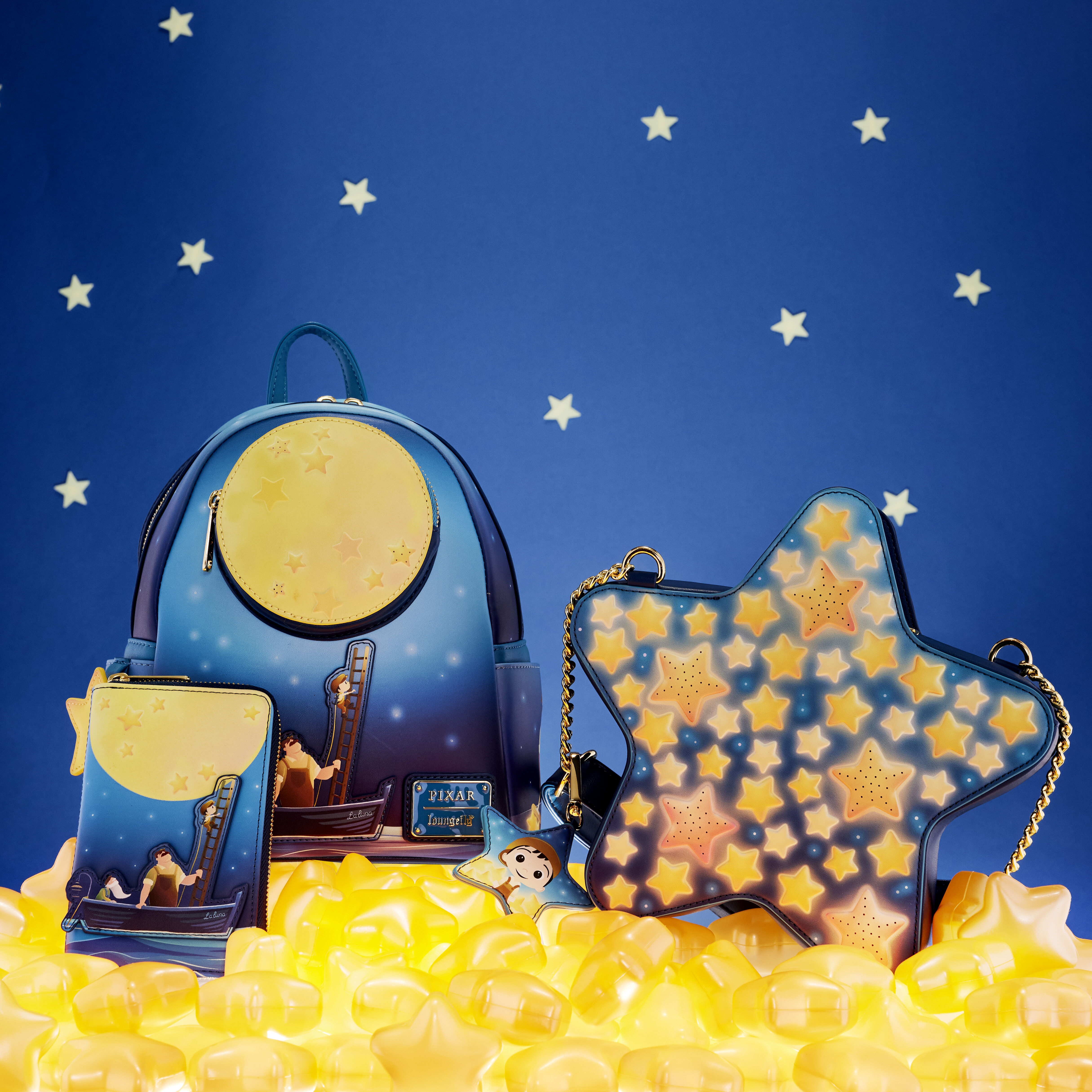Pixar Shorts La Luna Star Shaped Figural Light Up Crossbody Bag