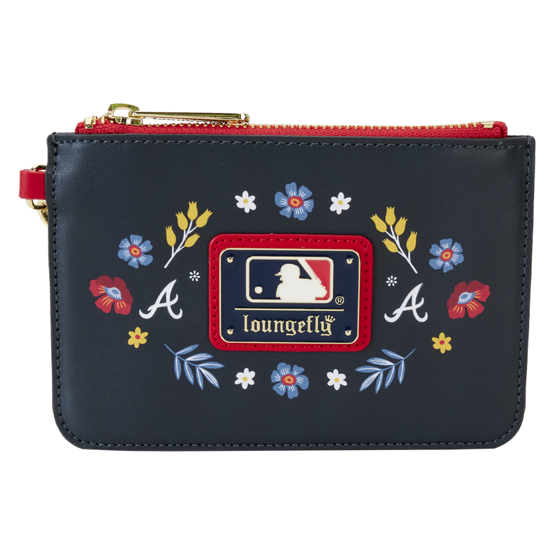 MLB Atlanta Braves Floral Card Holder Wristlet Clutch, , hi-res view 5