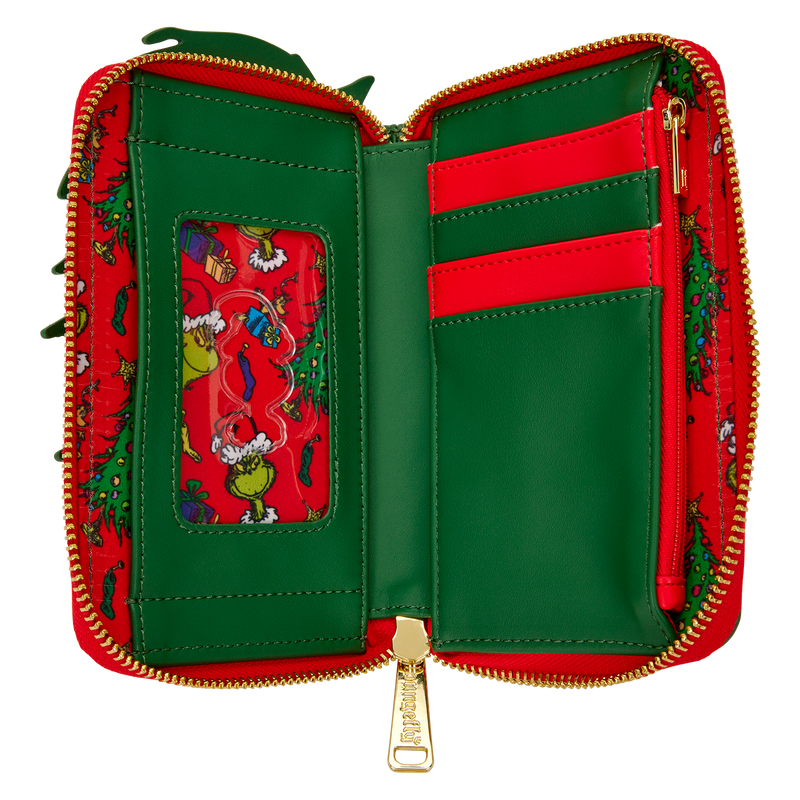Dr. Seuss How the Grinch Stole Christmas! Tree Zip Around Wallet, , hi-res view 6
