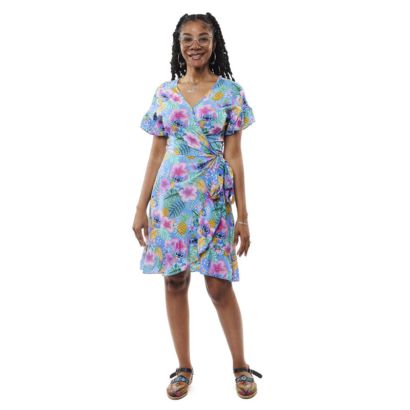 Buy Stitch Shoppe Lilo and Stitch Tropical Wrap Ilana Dress at Loungefly.