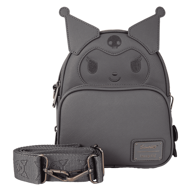 【Sanrio】Loungefly クロミ くまさん コスプレイ バックパック Sanrio Kuromi Monochrome Cosplay Convertible Mini Backpack