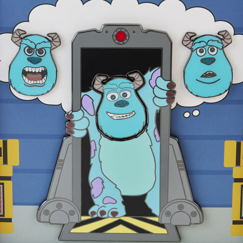 Pixar Sulley Door Mixed Emotions 4-Piece Pin Set, , hi-res view 5