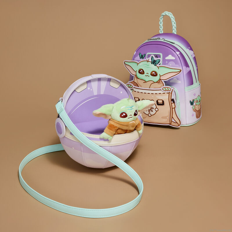 baby yoda mini backpack loungefly The Mandalorian Grogu Butterfly Mini Backpack