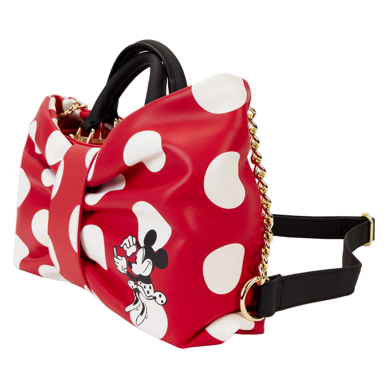 Minnie Mouse Rocks the Dots Classic Bow Figural Crossbody Bag, , hi-res view 4