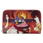 Beauty and the Beast Fireplace Scene Zip Around Wallet, , hi-res image number 1