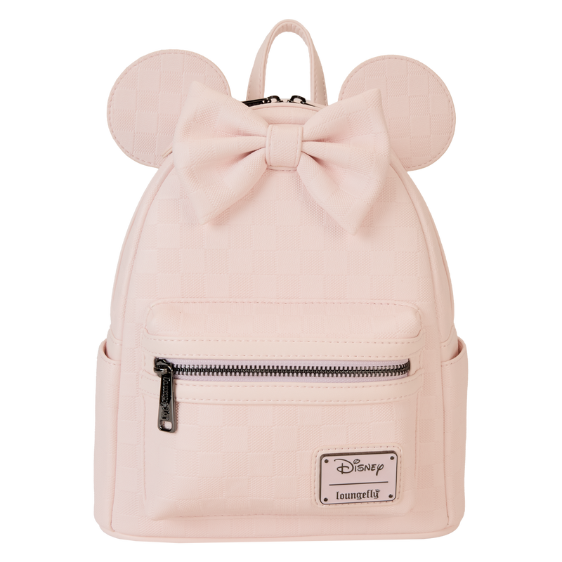 Minnie Mouse Checkered Texture Mini Backpack, , hi-res view 1