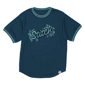 Stitch Patch Unisex Ringer Tee, Image 1