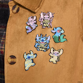 Stitch & Angel Halloween Costume Mystery Box pin, , hi-res view 2