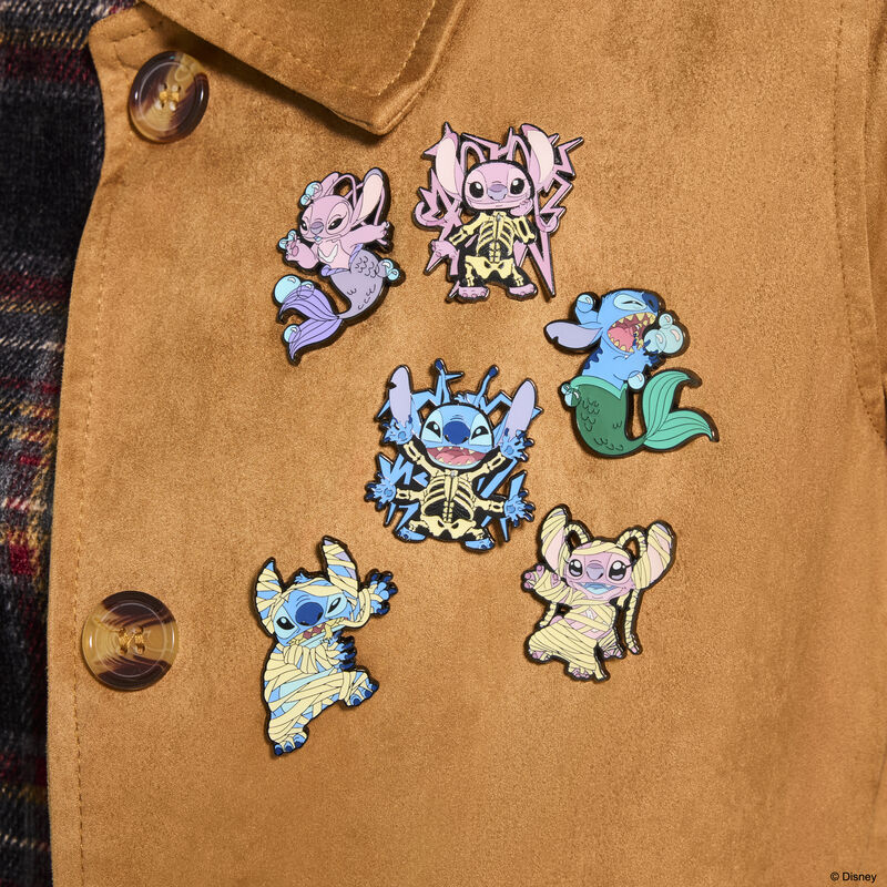 Stitch & Angel Halloween Costume Mystery Box pin, , hi-res view 2