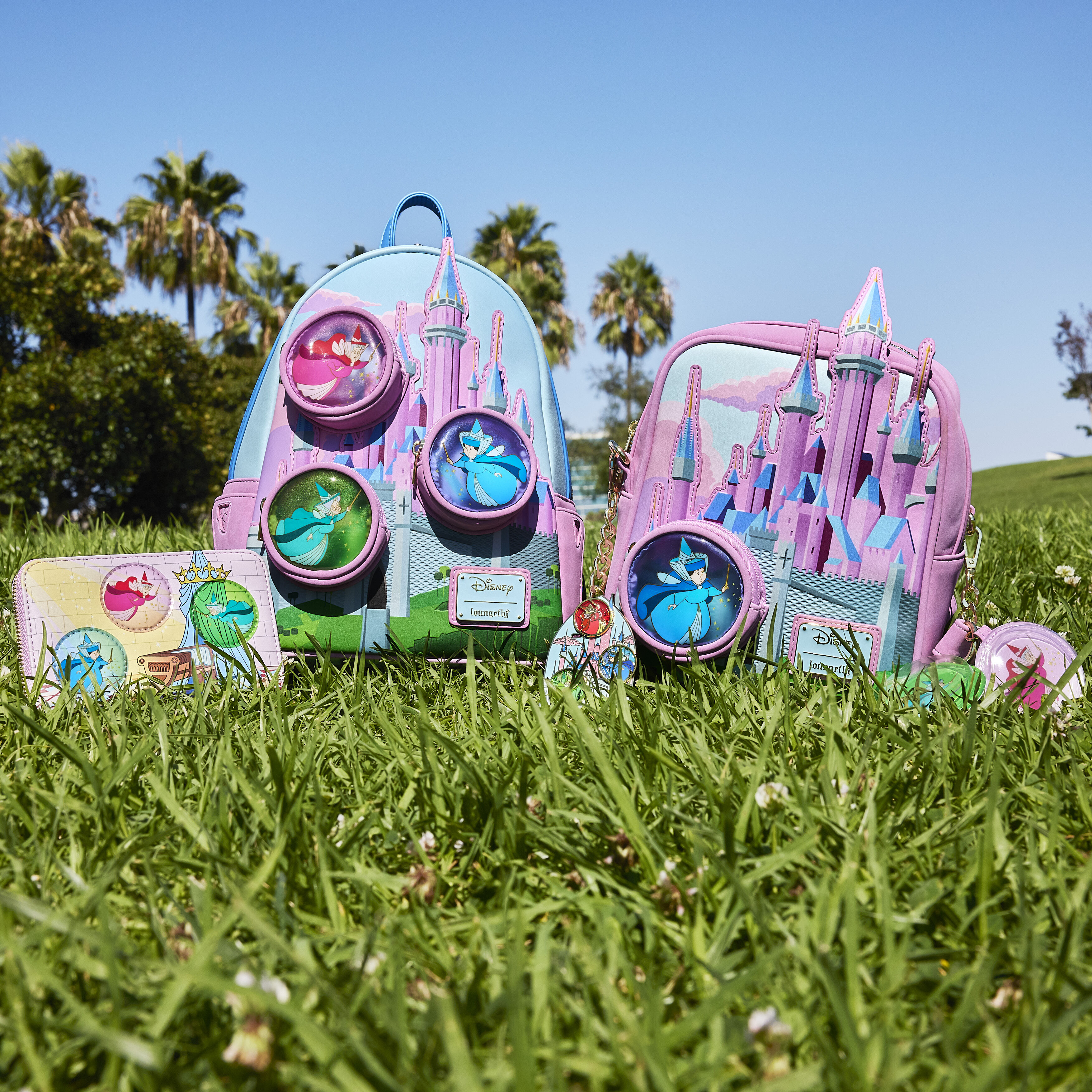 Sleeping beauty store castle backpack