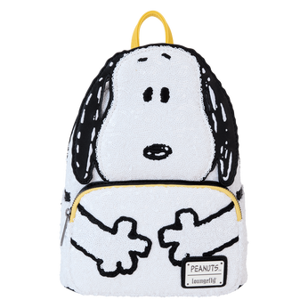 Limited Edition Peanuts 75th Anniversary Snoopy Sequin Cosplay Mini Backpack, Image 1