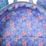 Minnie Mouse Exclusive Iridescent All-Over Print Sequin Ear Mini Backpack, , hi-res view 6