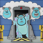 Pixar Sulley Door Mixed Emotions 4-Piece Pin Set, , hi-res view 6