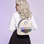 Funko Pop! By Loungefly BTS Iridescent Quilted Mini Backpack LFlifestyle1 view 2
