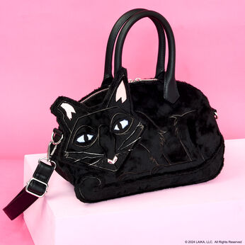 Coraline 15th Anniversary Cat Plush Crossbody Bag, Image 2