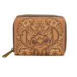 Stitch Brown Debossed Wallet image