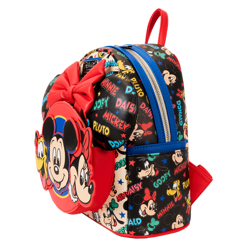 Mickey & Friends Classic All-Over Print Mini Backpack With Ear Headband, , hi-res view 6