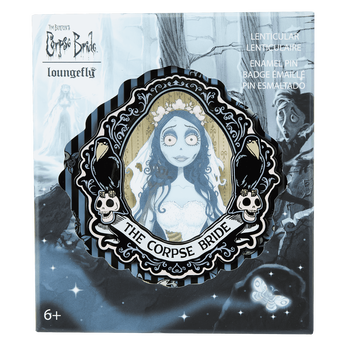 Corpse Bride Emily Lenticular 3" Collector Box Pin, Image 1