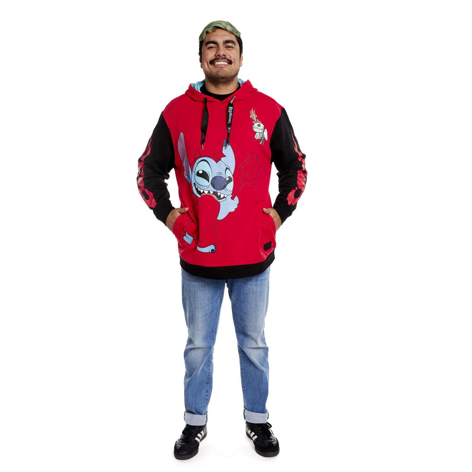Buy Stitch Devil Unisex Hoodie at Loungefly