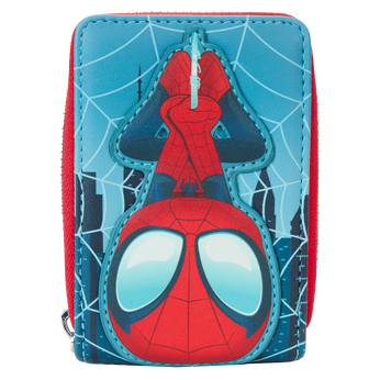 SDCC Limited Edition Spider-Man Glow Accordion Zip Around Wallet, Image 1