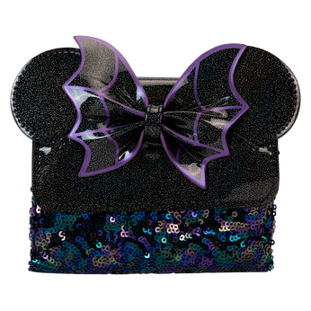 Minnie Mouse Exclusive Spiderweb Sequin Flap Wallet, Image 1