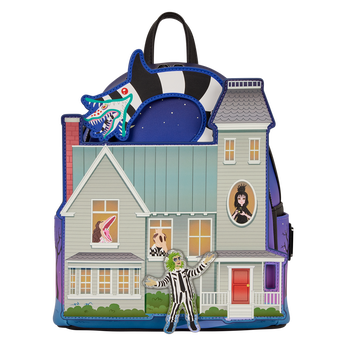 Beetlejuice Deetz House Glow Mini Backpack, Image 1