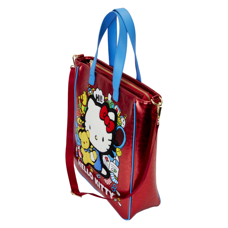 Sanrio Hello Kitty 50th Anniversary Metallic Tote Bag with Coin Bag Sanrio Hello Kitty 50th Anniversary Metallic Tote Bag with Coin Bag