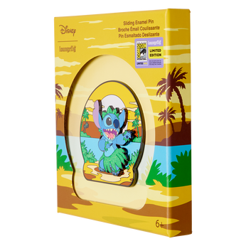 SDCC Limited Edition Stitch 3" Collector Box Pin, Image 2
