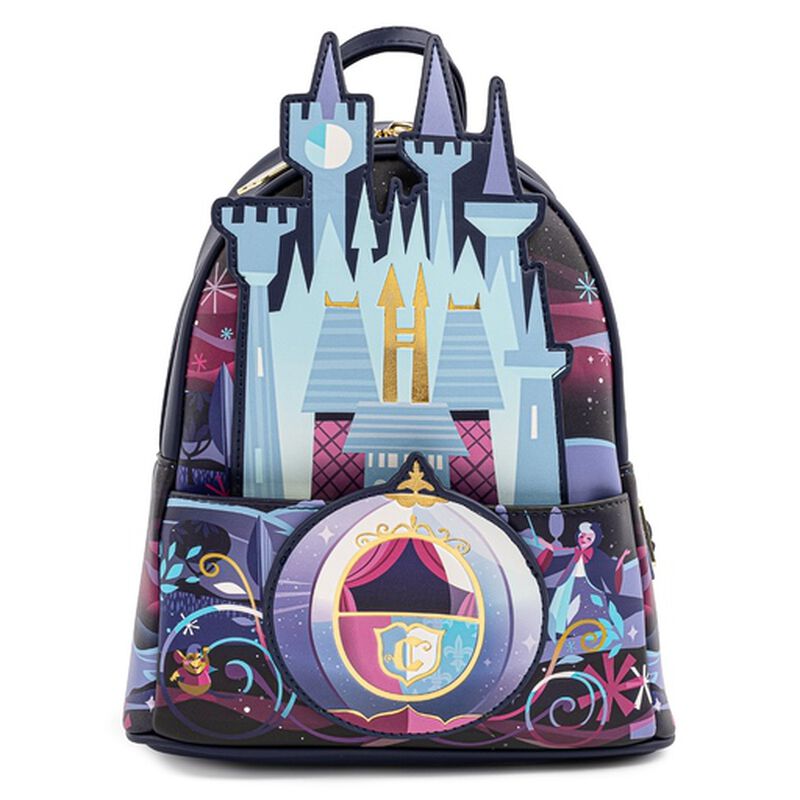 Disney Cinderella Castle Mini Backpack, , hi-res image number 1