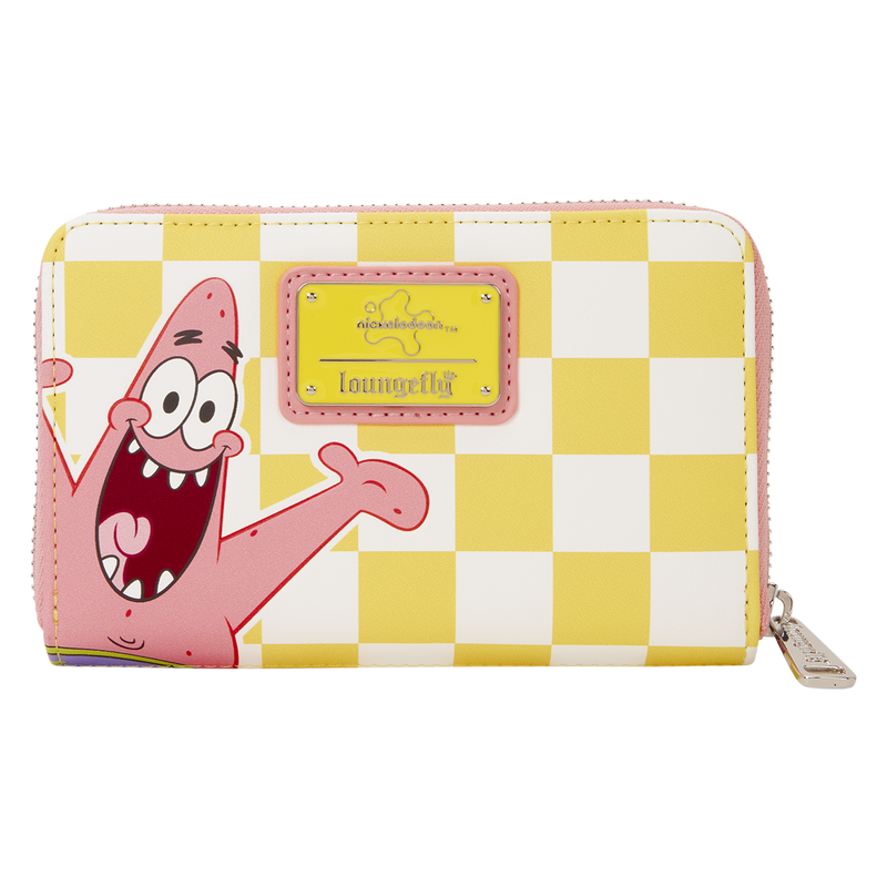 SpongeBob SquarePants & Patrick Star Checkered Zip Around Wallet, , hi-res view 6