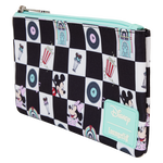 Mickey & Minnie Date Night Diner Checkered All-Over Print Nylon Zipper Pouch Wristlet, , hi-res view 4