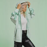 Peter Pan Tinker Bell Ribbon Unisex Zip Up Hoodie, , hi-res view 3