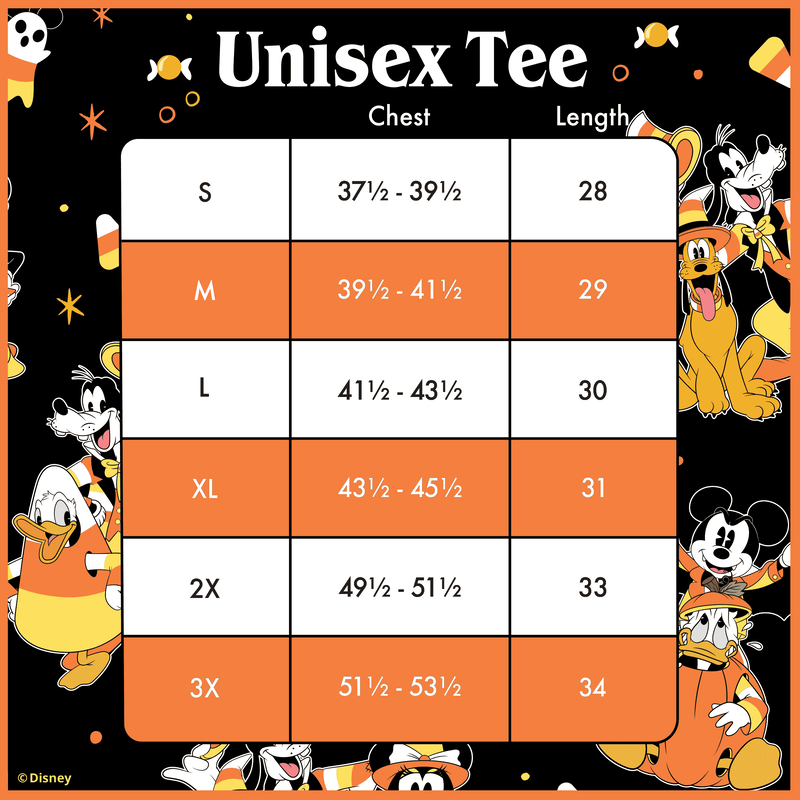 Mickey & Friends Candy Corn Unisex Tee, , hi-res view 3