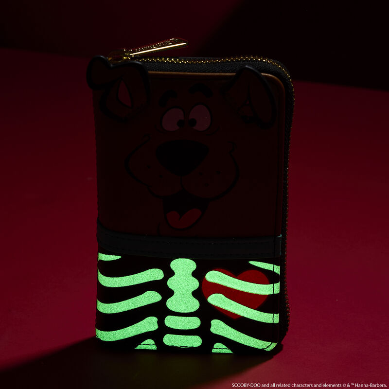 Scooby-Doo™ Skeleton Cosplay Glow Zip Around Wallet, , hi-res view 3