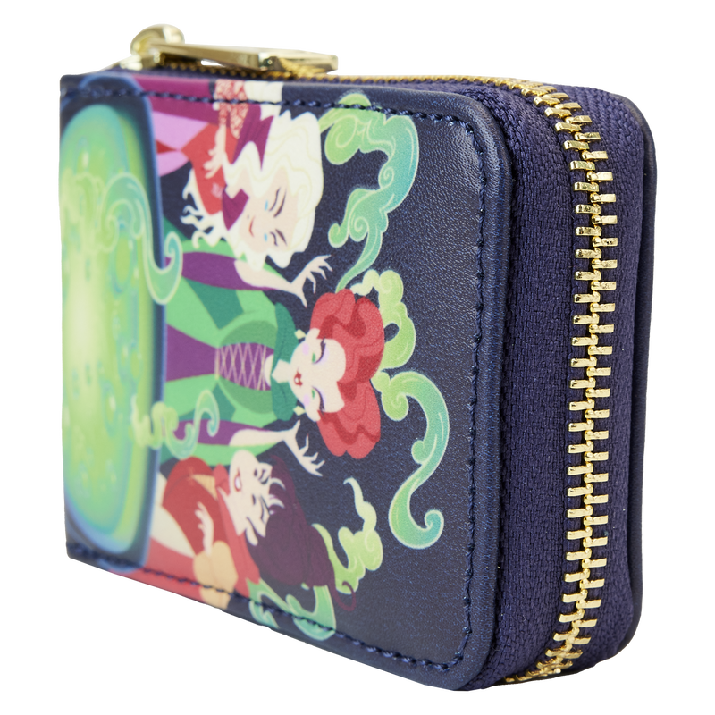 【Lounge Fly】Hocus Pocus Sisters Cauldron Accordion Wallet Hocus Pocus Sanderson Sisters Cauldron Glow Accordion Wallet