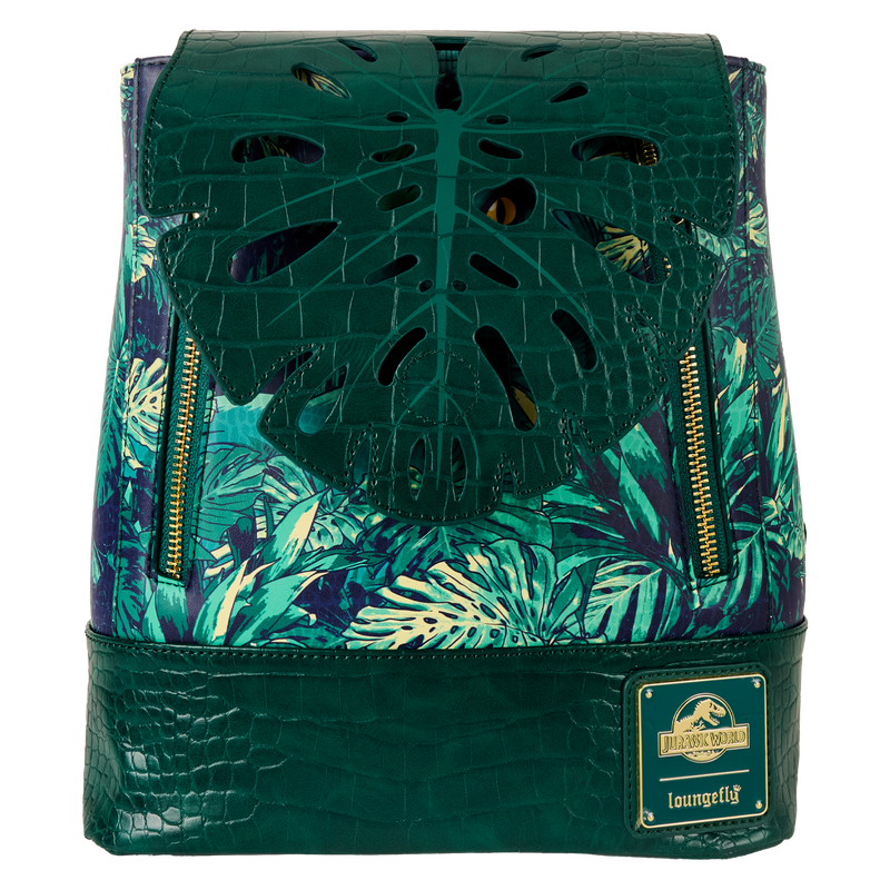 Jurassic World Jungle Velociraptor Glow Drawstring Mini Backpack, , hi-res view 1