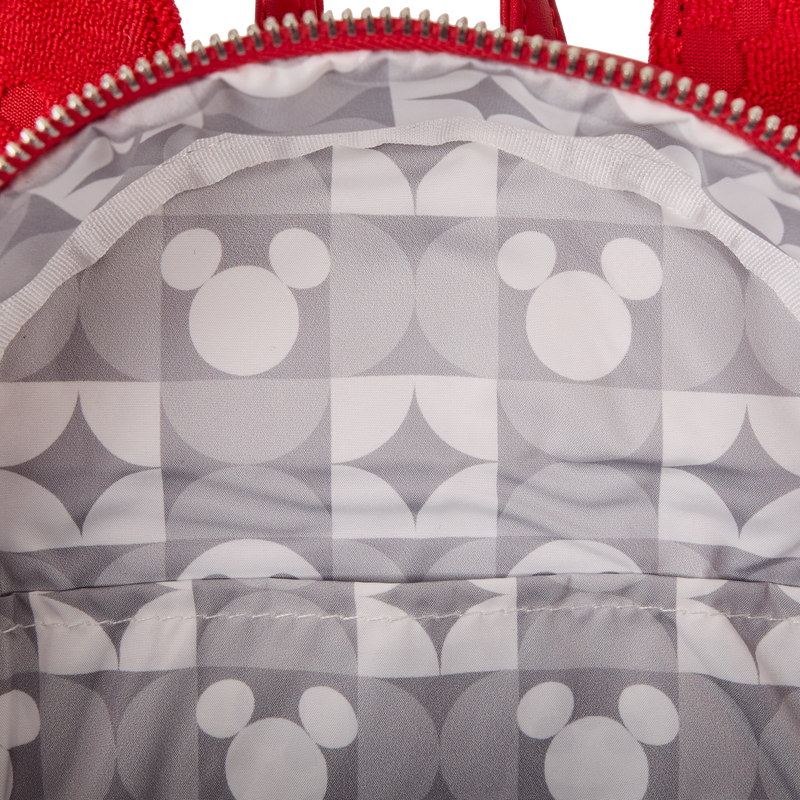 Mickey Mouse All-Over Print Plush Burnout Mini Backpack, , hi-res view 5