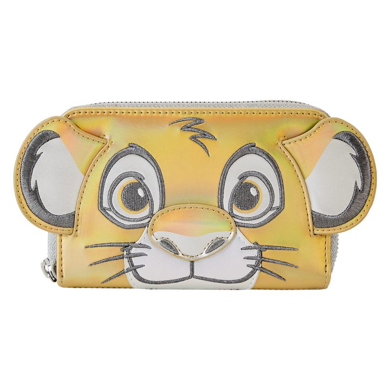 Disney100 Exclusive Platinum Simba Cosplay Zip Around Wallet, , hi-res view 1